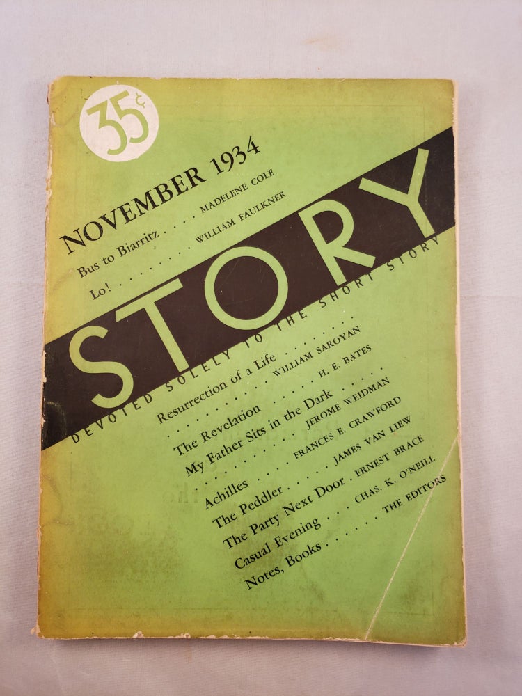 Item #33842 Story Devoted Solely to the Short Story November 1934 Vol. V No. 28. Whit Burnett, Martha Foley.