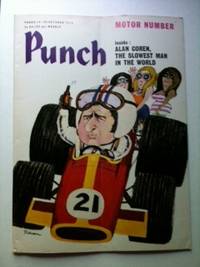 Item #34298 Punch MOTOR NUMBER Inside: ALAN COREN THE SLOWEST MAN IN THE WORLD 14-20 October 1970. William Davis.