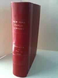 Item #34442 Bulletin Of The New York Public Library Volume 71 January - Decenber 1967.