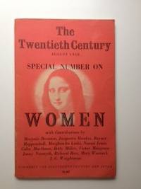 Item #34549 The Twentieth Century August 1958 Special Number On Women. Richard Findlater