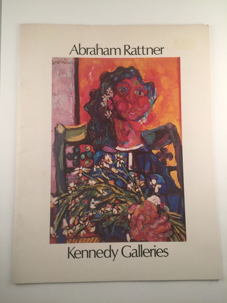 Item #3475 Abraham Rattner: A Retrospective. Feb. 13 to Mar. 1 NY: Kennedy Galleries, 1975.