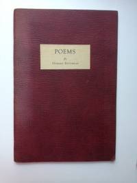Item #34903 Poems. Herbert Bitterman