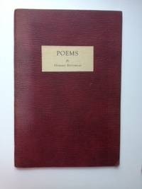 Item #34903 Poems. Herbert Bitterman