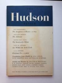 Item #34925 The Hudson Review Volume XXII, Number 4 Winter 1969-70. Frederick Morgan