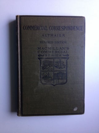 Item #36565 Commercial Correspondence and Postal Information. Carl Lewis Altmaier