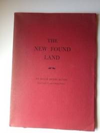 Item #36613 The New Found Land The English Contribution To The Discovery Of North America An Address Delivered At The Annual Meeting Of The Associates Of The John Carter Brown Library. Quinn David Beers.