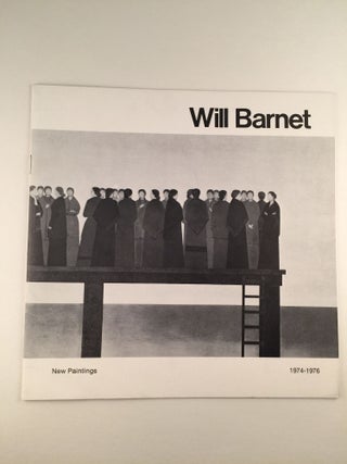 Item #37754 Will Barnet New Paintings (1974-1976). NY: Hirschl, Adler Galleries October