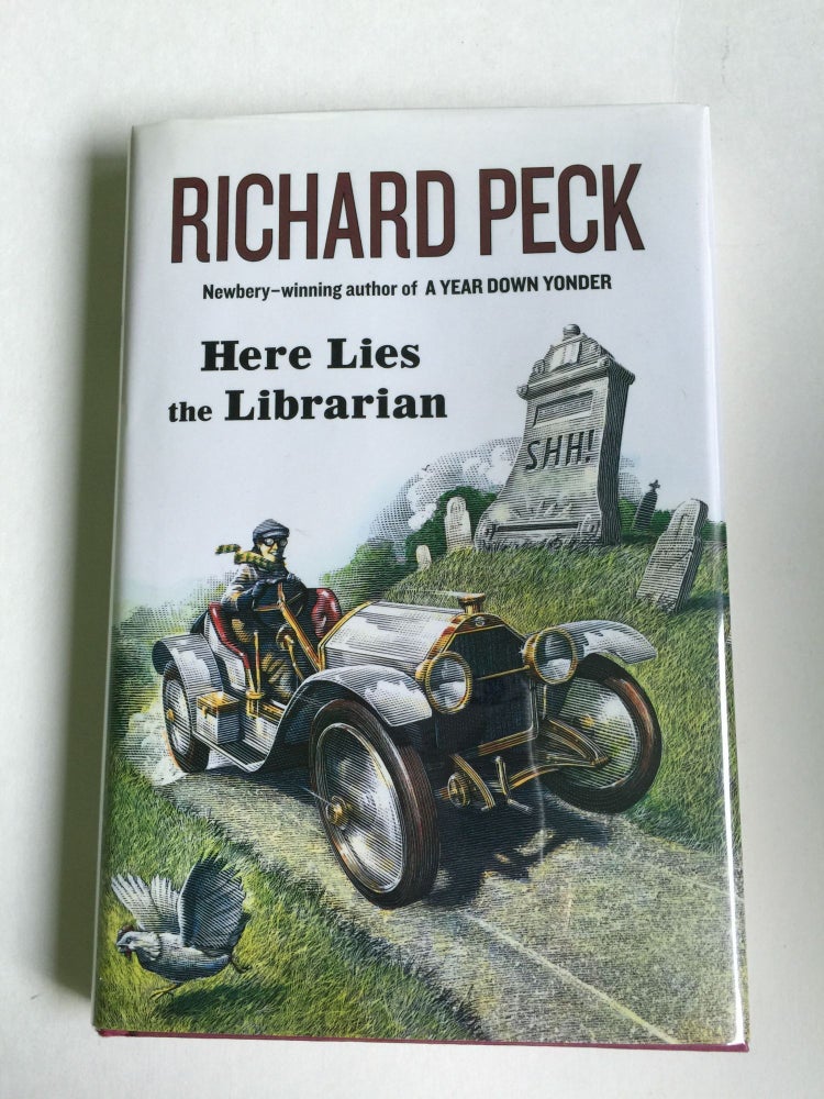 Item #38171 Here Lies the Librarian. Richard Peck.