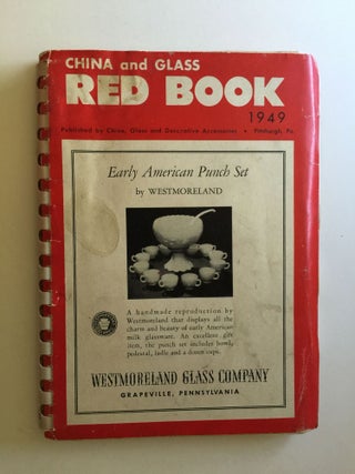 Item #38458 China and Glass Red Book 1949. NA