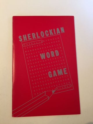 Item #38532 Sherlockian Word Game. Evelyn Byrne