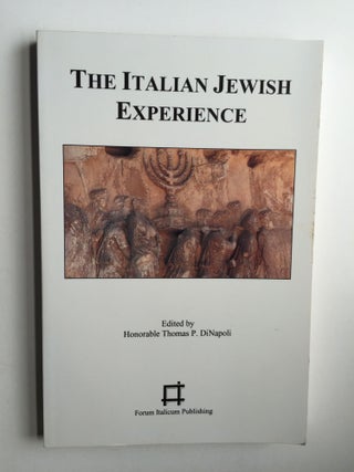 Item #38627 The Italian Jewish Experience Filibrary Series #21. Di Napoli Thomas P