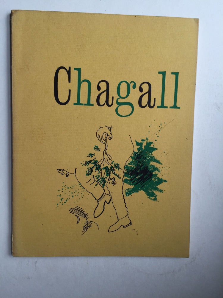 Item #38762 Marc Chagall. James Johnson Sweeney, Marc Chagall.
