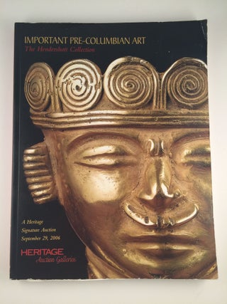 Item #39002 Important Pre-Columbian and Native American Art The Hendershott Collection Session 1...