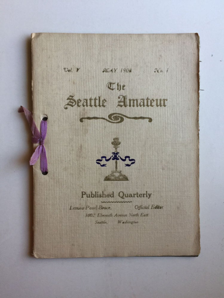 Item #39808 The Seattle Amateur Vol 5 July 1908 No. 1. Lenora Brace.