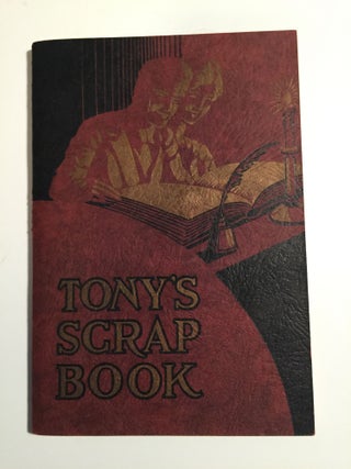 Item #40123 Tony’s Scrap Book. Tony Wons