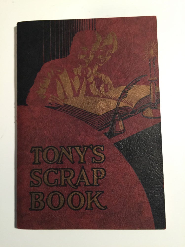 Item #40123 Tony’s Scrap Book. Tony Wons.