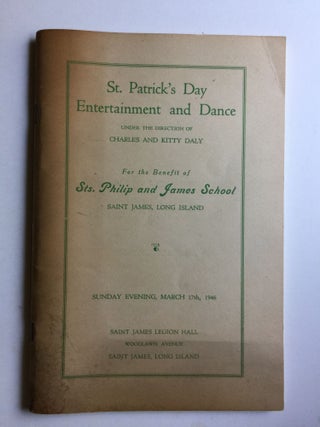 Item #40496 St. Patrick’s Day Entertainment and Dance For The Benefit of Sts. Philip and James...