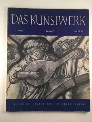 Item #40676 Das Kunstwerk: 1 Jahr 1946/47 Heft 12. Leopold Zahn