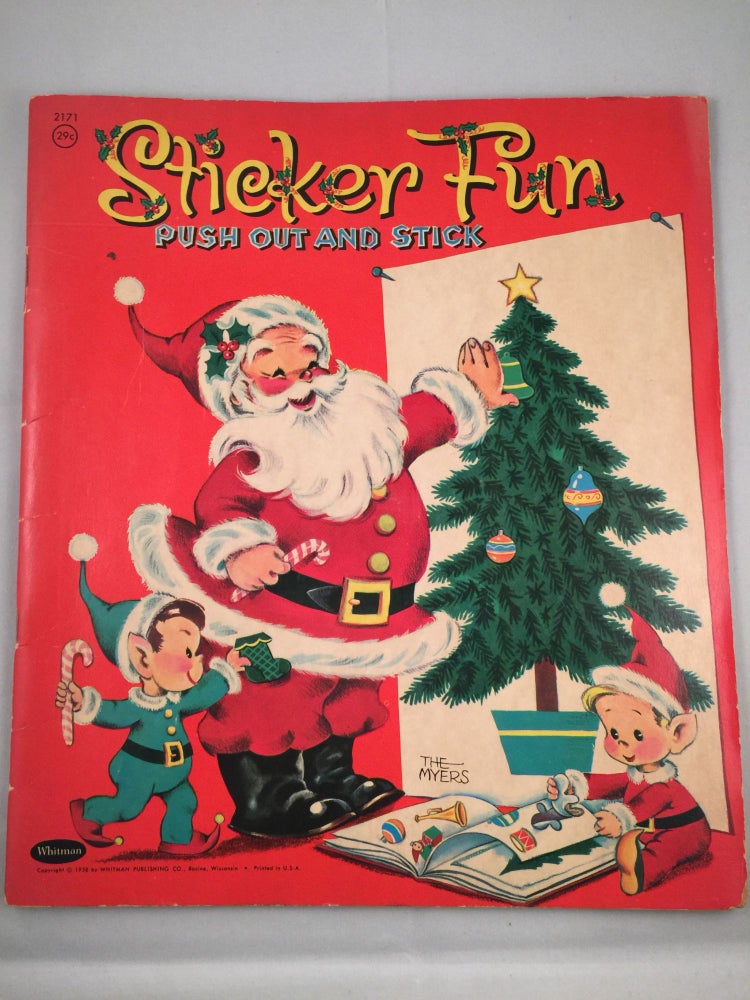 Item #40690 Sticker Fun Push Out and Stick #2171. The cover illustration by Myers.