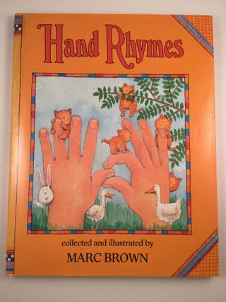 Item #40810 Hand Rhymes. Marc collected Brown, illustrated by