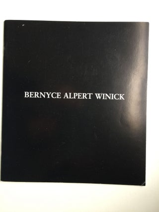 Item #41018 Bernyce Alpert Winick, Music in Art. October NY: Z. Gallery, 1994