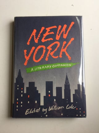 Item #41192 New York A Literary Companion. William Cole