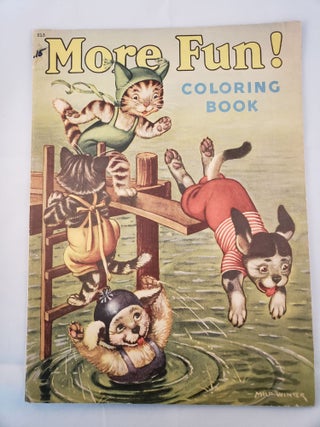 Item #41430 More Fun Coloring Book. Milo cover illustration by Winter