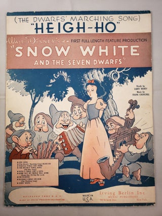 Item #41446 “Heigh-Ho” (The Dwarfs’ Marching Song). Frank Churchill, Larry Morey