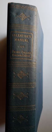 Valentine's Manual of Old New York. No. 7, New Series 1923