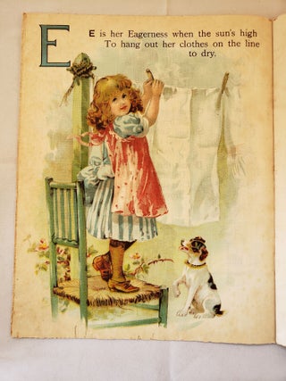 The Little Housewife ABC Father Tuck’s Nursery Tales Series ABC No. 5120