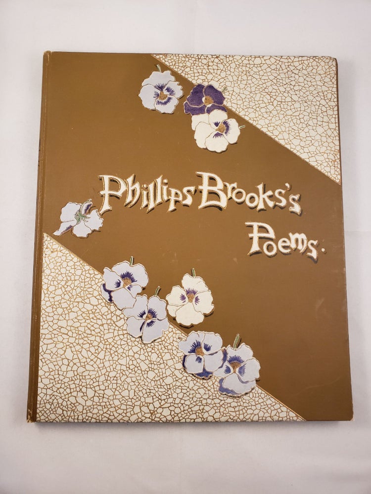 Item #41946 Phillips Brooks’s Poems. Phillips Brooks.