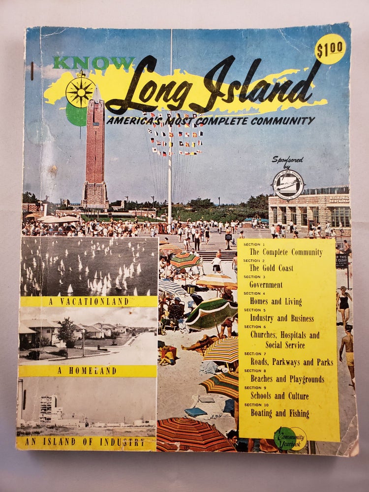 Item #42100 Know Long Island America’s Most Complete Community January 1960 Vol. 1 No. 1. Pat publisher Powers.