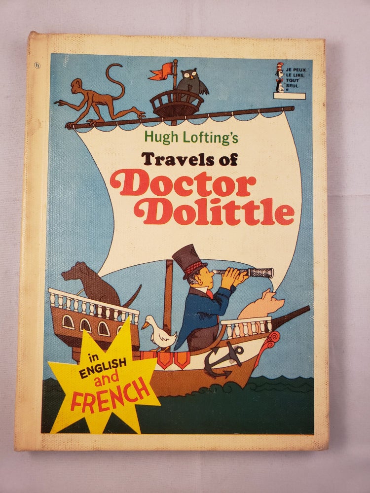 Item #42149 Hugh Lofting’s Travels of Doctor Dolittle In English and French Beginner Reader. Hugh and Lofting, Al Perkins.