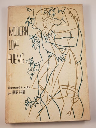 Item #42348 Modern Love Poems. D. J. Klemer, illustrated Hans Erni