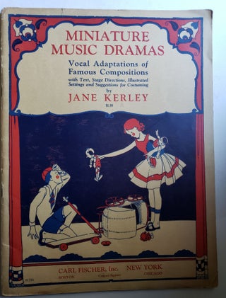 Item #42481 Miniature Music Dramas Vocal Adaptations of Famous Compositions with Text, Stage...