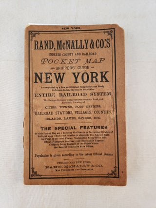 Item #42555 RAND, McNALLY & CO.'S INDEXED COUNTY AND TOWNSHIP POCKET MAP AND SHIPPERS' GUIDE OF...