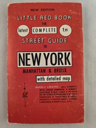 Item #42588 The Complete Street Guide to New York Manhattan and Bronx With detailed street and...