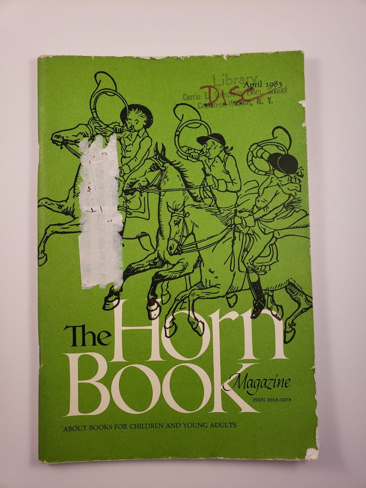 Item #42630 Horn Book Magazine April 1983. Ethel L. Heins.