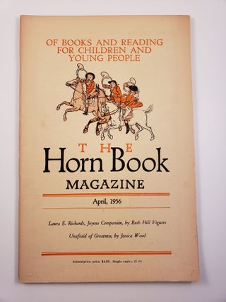 Item #42633 Horn Book Magazine. April, 1956. Jennie Lindquist
