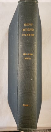 Item #42789 Board of Water Supply of The City of New York Long Island Sources Volume 1. n/a