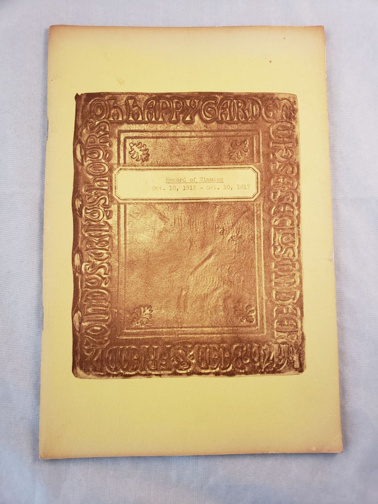 Item #43119 A Fifty Year History of the North Country Garden Club 1913 1963. Julia Freeman Fairchild.
