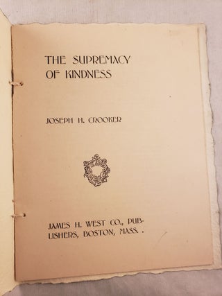 The Supremacy of Kindness