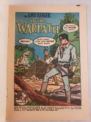 The Lone Ranger on the Warpath Boys’ and Girls’ March of Comics No. 208