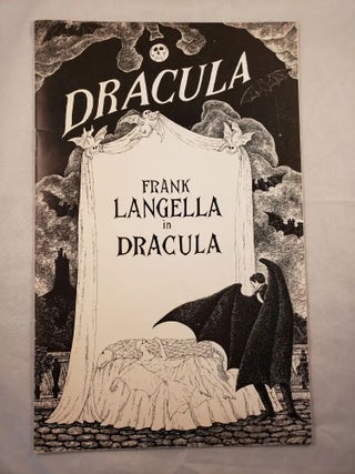 Item #43255 Frank Langella In Dracula. Elizabeth Irleand McCann Jujamcyn Theaters, Nelle Nugent,...