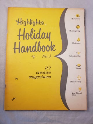 Item #43364 Highlights Holiday Handbook No. 3 182 creative suggestions. n/a