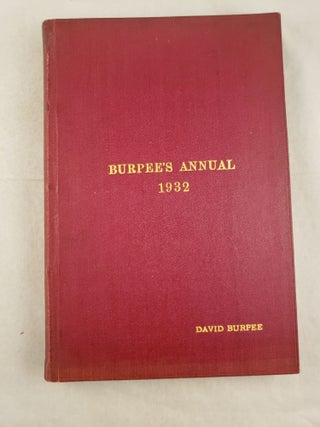 Item #43487 Burpee’s Annual 1932. W. Atlee Burpee Co