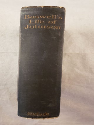 Item #43509 Boswell's Life of Johnson In Two Volumes. James Boswell