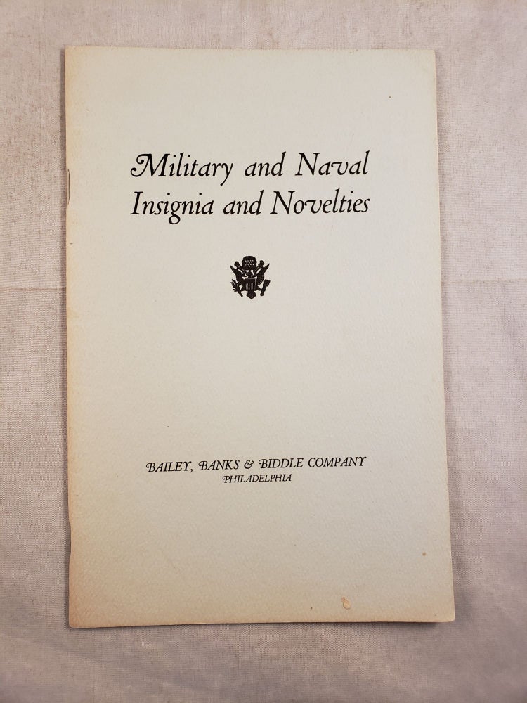 Item #43520 Military and Naval Insignia and Novelties. n/a.