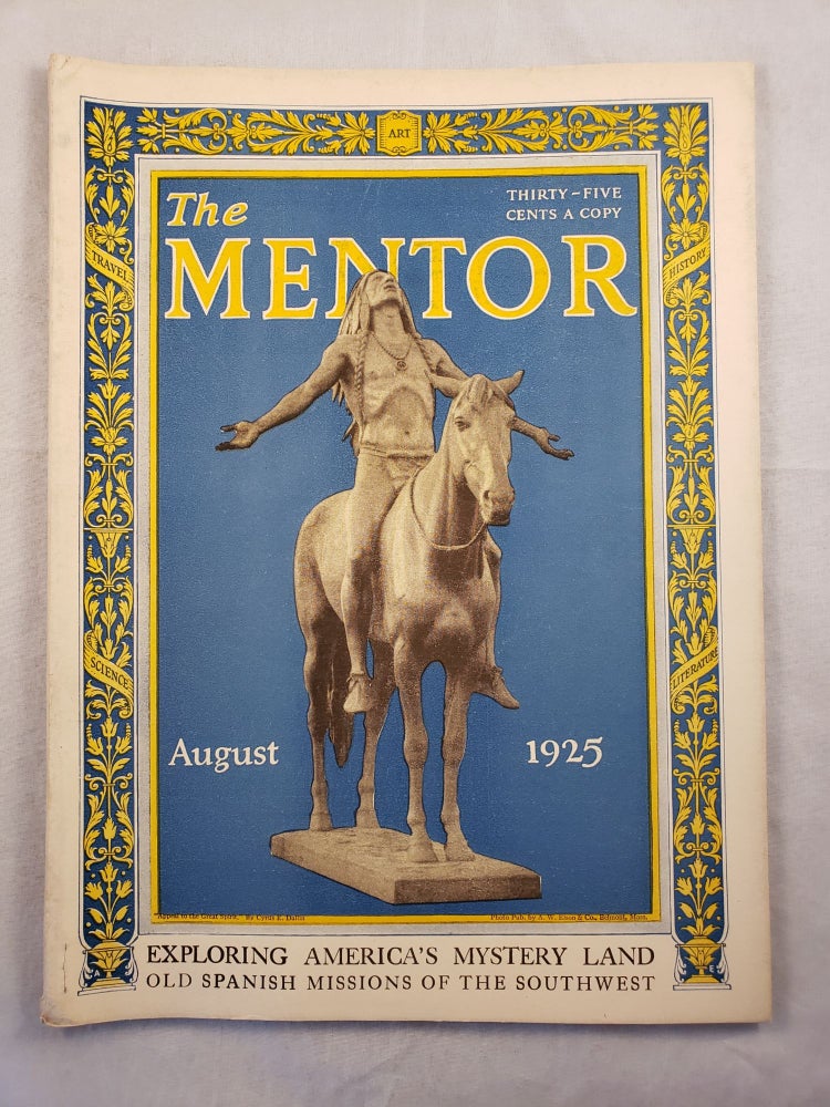Item #43534 The Mentor, August 1925 Vol. 13, No. 7. W. D. Moffat.