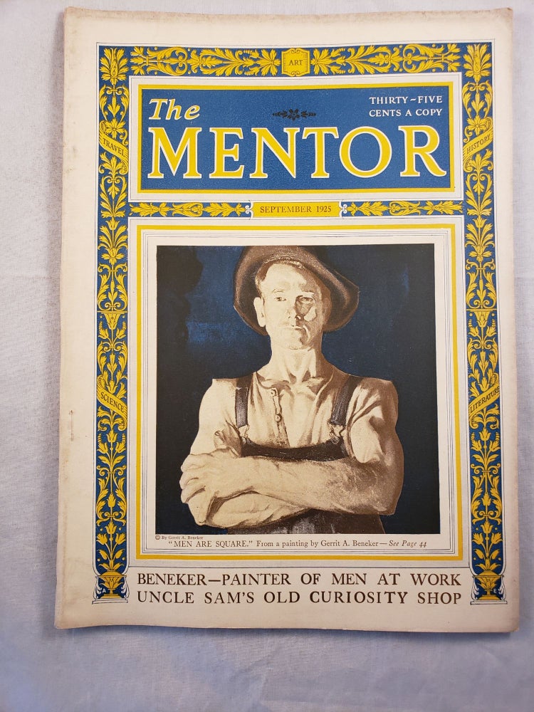 Item #43535 The Mentor, September 1925 Vol. 13, No. 8. W. D. Moffat.